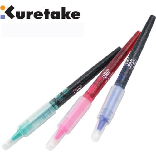 ZIG Cocoiro Lettering Pens Kuretake LP-R-030S Extra Fine Letter Calligraphy Pen Ink Refill Cartridge 12 Colors Japan