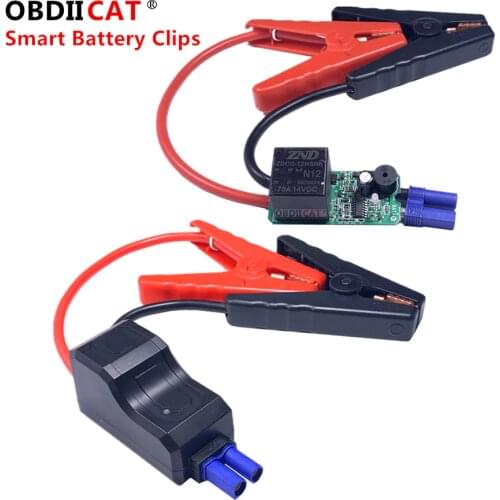 Auto engine booster torage battery clamp accessories connected Car Emergency jump starter clips