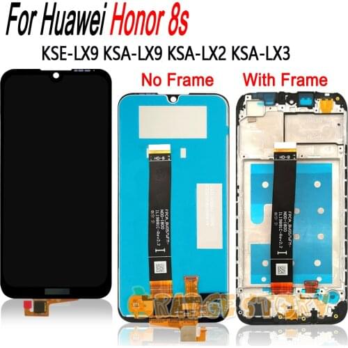 5.71" Touch Screen For Huawei Honor 8S LCD KSE-LX9 KSA-LX9 LX2 LX3 Display For Honor 8S Screen Digitizer Frame Assembly Replace