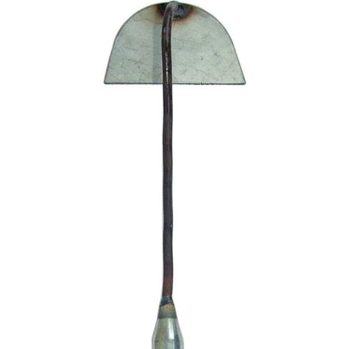 Garden Weeding Sickle Hand Hoe, Gardening Cutting Grass Hoe, Manual Hoe Tool with Thick Blade and Iron Handle