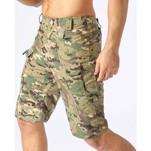 Tactical Hunting Shorts Men Summer Quick Dry Outdoor Sports Military Camouflage Combat Waterproof Training Fishing Hiking Shorts