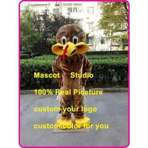 Turkey Mascot Costume Suit Cosplay Party Game Animal Fancy Dress Outfit Advertising Halloween Adults Character Carnival