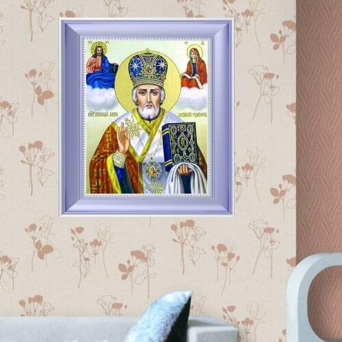 Golden panno Diamond Embroidered Diamond Mosaic Religious Man 5D Diy Diamond Drawing Religious Idol From Cross Stitch Guide 09