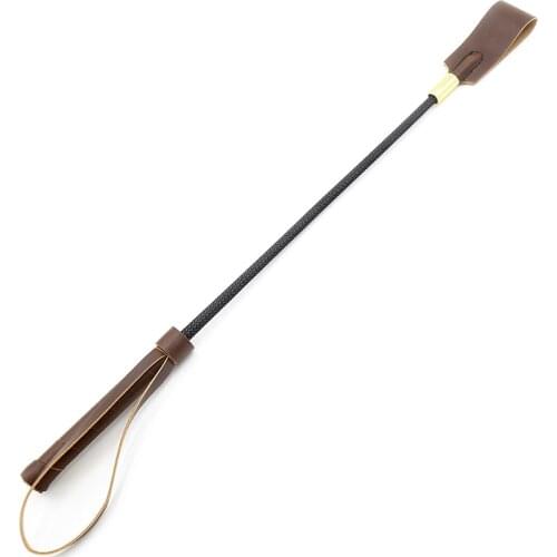 17.7 inch Riding Crop Jump Bat Horse Equestrian with Double Slapper