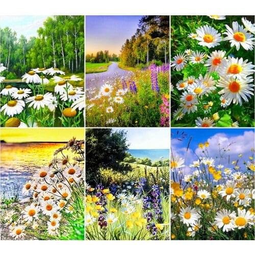 5D DIY Diamond Embroidery Landscape Flower Crafts Exquisite Home Decoration Ornaments Hanging Painting Gifts Can Be Customized