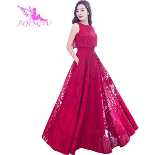 AIJINGYU Sexy Long Sleeve Evening Dress Party Gown 2021 Women Elegant Formal Special Occasion Dresses Fashion Gowns FS459