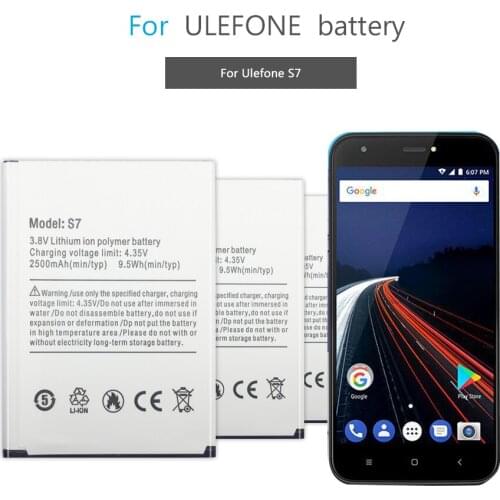 2500mAh Battery For Ulefone S7 UlefoneS7