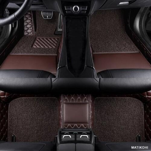 MATIKOHI Custom car floor mats for Audi A4 A5 A6 SQ5 RS4 RS6 RS7 RS5 A8 A7 Q3 Q5 Q7 S3 S5 S6 S7 S8 R8 TT A1 A3 car foot styling