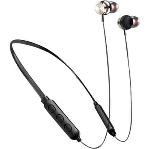 Wireless Earphone Long Standby Time High Fidelity Comfortable Bluetooth5.0 Magnetic Dynamic Neckband Headset for Listening to Mu