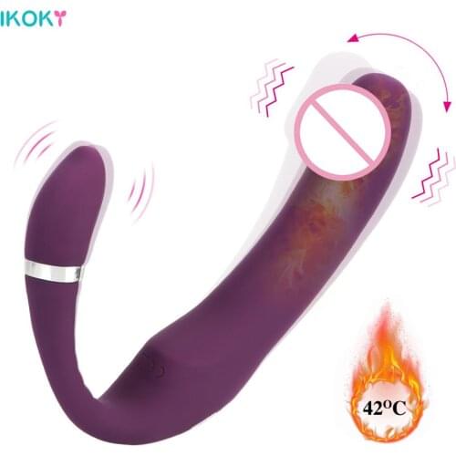 Big Hook Swing Heated Dildos Vibrators For Women Clitoris Stimulator Anal Plug Sex Toys Adults Erotic Machine Real Penis Sextoys