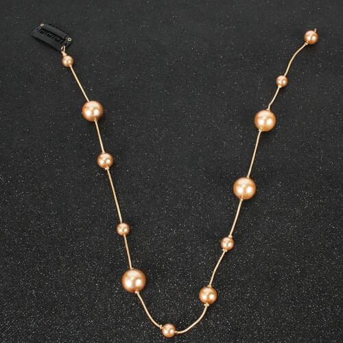 Champagne Pink Pearl Hair Chain Long Hair Extension Clip Ponytail Hairpin Women Girls Snap BB Pins Club Headdress Accessories