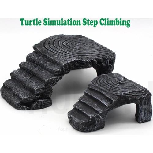 Pet Turtle Sun Terrace Climbing Terrace Turtle Terrace Lutai Turtle Island Reptile Hide Point Three-legged Tortoise