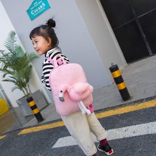 2019 3D Cartoon Plush Children Backpacks kindergarten Schoolbag Animal Kids Backpack Child School Bags Girls Boys Backpack
