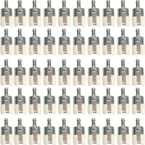 50pcs Fuel Filter For Walbro 125-527 125-527-1 Stihl FS85 FC75 String Trimmer Edger Backpack Blower