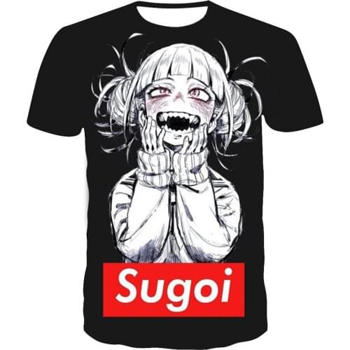 Anime Boku No Hero Academia T Shirt for Girls Boys Summer Kids Cartoon Anime Children Short Sleeves Men Women Clothing T-shirt