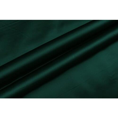 Howmay pure silk fabric stretch satin charmeuse 19m/m 108cm 42" dark green 04# for dress womens clothes shirt