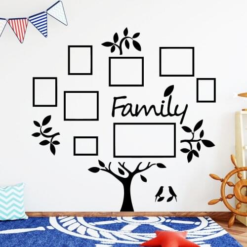 Hot Family Tree Wall Stickers Home Decoration Accessories For Kitchen Restaurant Bedroom Nursery Decoration