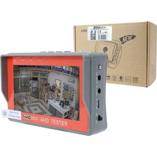 MAGBOX AHD + ANALOG CCTV CAMERA MANUAL TYPE TEST DEVICE (4.3 INCHES SCREEN * FENERLİ)