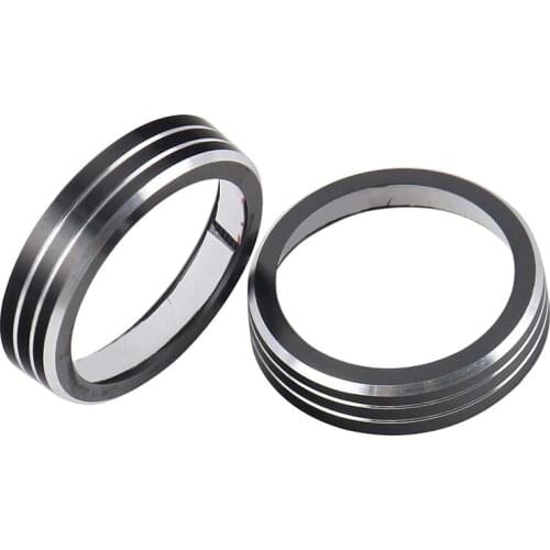 Radio AC Knobs Switch Button Cover for Dodge Durango 2014 2015 2016 2017 2018 Aluminum Alloy Interior Accessories