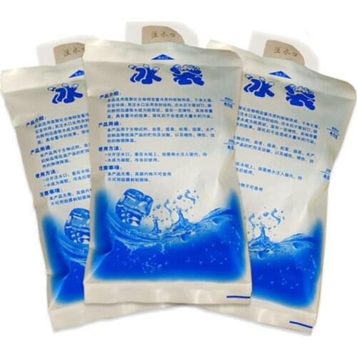 10pcs/lot reusable gel ice bag dry cold ice pack plastic insulated cooler bag for food drink lunch box gel Physical Cold ice bag