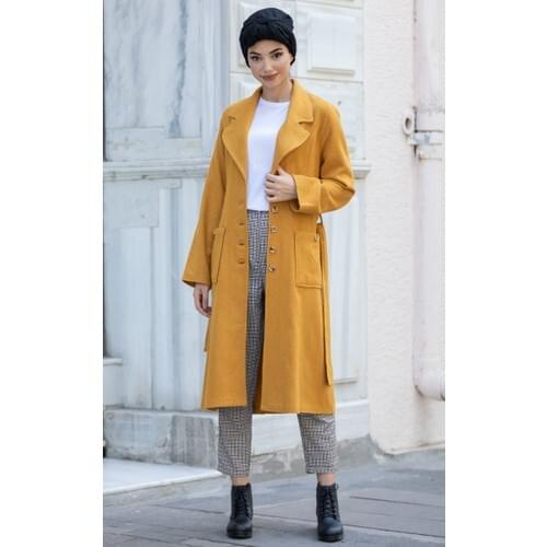 Muslim women Ikra Hijab Coat Autumn Winter Stylish and elegant