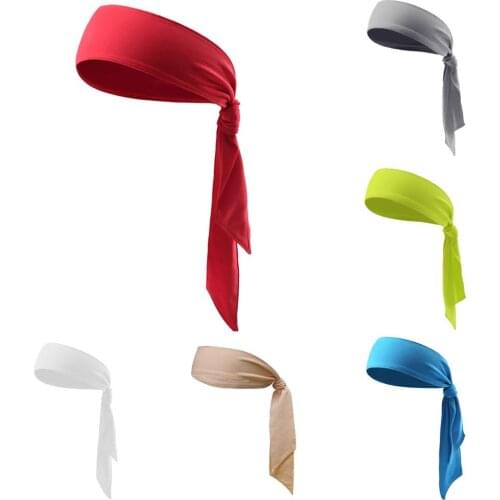 Unisex Sports Fitness Headband Hair Bands Man Woman Hair Wrap Brace Anti-slip Elastic Cycling Yoga Running Sweatband Headband