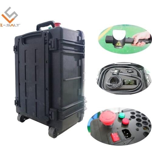 Portabe handheld fiber laser clearning machine iron metal laser rust removal machine