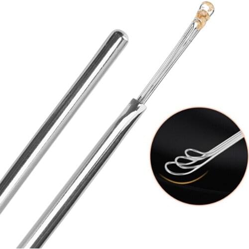 Portable Stainless Steel Ear Pick Cleaner Dig Ear Curette Tools Digging Earpick Cleaner Ear Spoon Ear Cleaning Tool Health Care