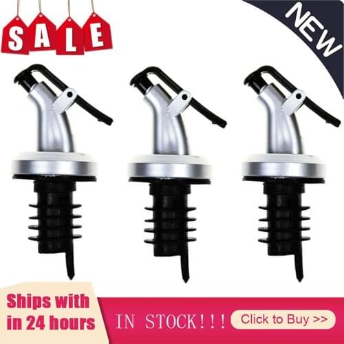Olive Oil Sprayer Drip Wine Pourers Liquor Dispenser Leak-proof Nozzle ABS Lock Sauce Boat Bottle Stopper Bar Kitchen BBQ Tool