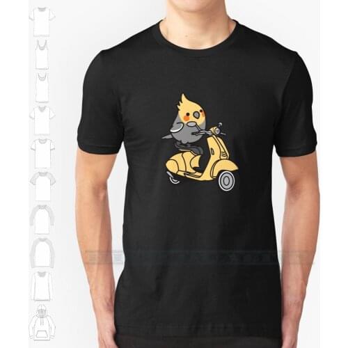 Scooter Chubby Cockatiel Custom Design Print For Men Women Cotton New Cool Tee T Shirt Big Size 6xl Scooter Cute
