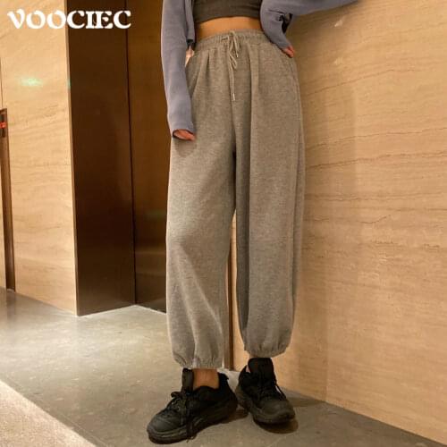 Женские брюки капри VOOCIEC China At AliExpress