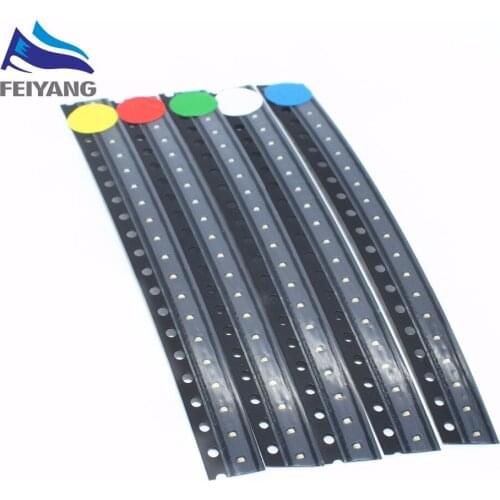 0402 Ultra Bright R G B W Y 0402 1005 SMD LED White Red Green Blue Yellow 5 x200pcs 1000Pcs1.0*0.5*0.4MM