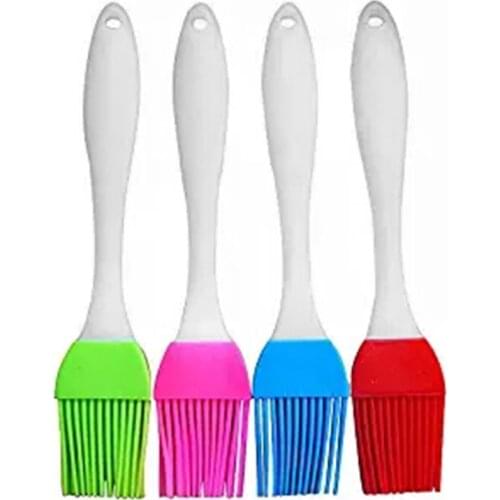 1pcs Cake Baking Barbecue Brush Home DIY Silicone Tools Eco-friendly Bread Oil Cream Cooking Basting Brush Silicon Kitchen Tools