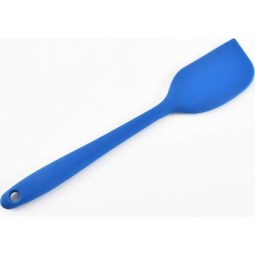 1pcs Silicone Butter Scraper Small Food Grade Integrated Spatula Silicone Cake Spatula Kitchen Baking Cooking Tools LX-67