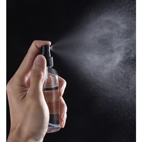 6 PCS Liquid Empty Spray Bottle With 2 Funnel Portable Clear Plastic Disinfection Refillable Bottle For Liquid Makeup Lotion