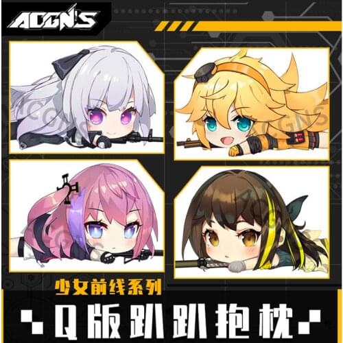 Anime Girls Frontline AK12 AN94 AR15 M1931 SAT8Q M4 SOP2 Throw Pillow Plush Doll Student Sofa Cartoon Back Cushion Cosplay Gifts