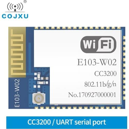 CC3200 2.4GHz Wifi Module cojxu E103-W02 SMD rf Transceiver 2.4 ghz Wifi Transmitter Receiver For PCB Antenna