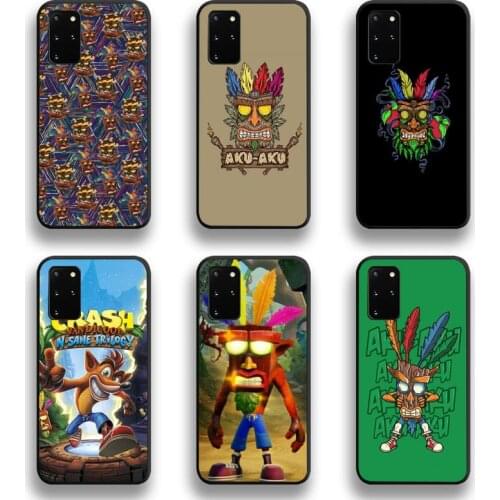 Crash Bandicoot Aku Aku Phone Case For Samsung Galaxy S20 FE plus Ultra S6 S7 edge S8 S9 plus S10 5G lite 2020