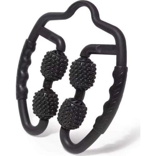 Ring Clip Leg Muscle Massager Yoga Wheel U Shape Foam Roller Muscle For Fitness Yoga Pilates Reformer Sports Relaxation 4 Wheel