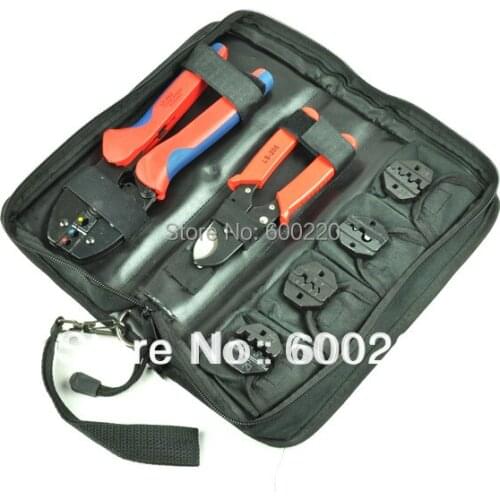 Crimping Tool Kit /set LY-K30J with cable cutter & replaceable crimping die sets combination hand tool set tool bag