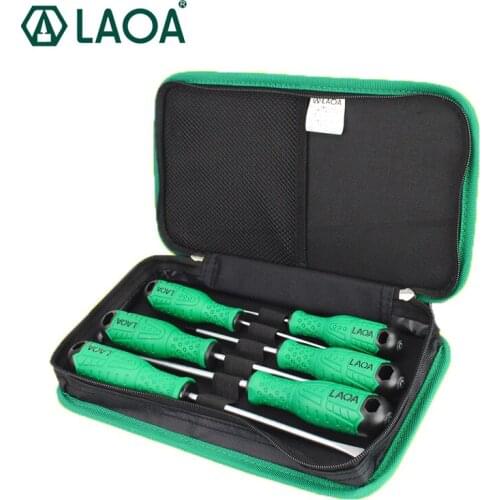 LAOA S2 Screwdriver Set 6-9 Multifunctional Automobile Maintenance Slotted Screwdriver Hand Tools
