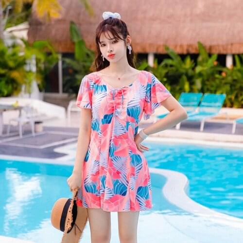 2021 New Sexy High Cut Out Pink Trikini Swim Bathing Suit Monokini Swimwear Women One Piece Swimsuit Summer Swimskirt