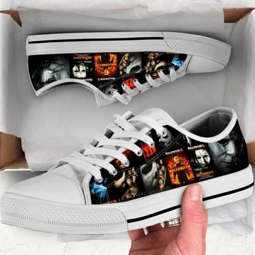 Ultimate Halloween Horror Nights New Arrive Fashion Lightweight Classic Flat Canvas Shoes Men Women Casual Breathable Sneakers
