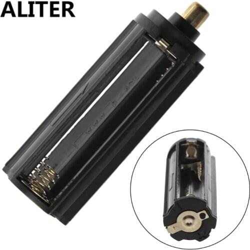 ALITER Cylindrical Type Plastic Battery Holder For 3x AAA To 18650 Battery Converter