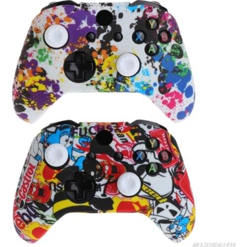 Popular Silicone Gamepad Cover + 2 Joystick for xbox one X S Controller JY08 21 Dropshipping