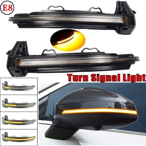 For Audi A4 S4 RS4 B9 2016-2019 A5 S5 RS5 Dynamic Turn Signal LED Light Side Wing Rearview Mirror Indicator Sequential Blinker