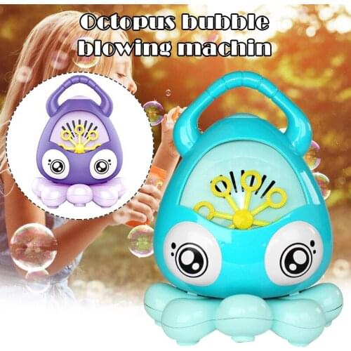 Bubble Camera Octopus Toy Light Childrens Toys with Machine Automatic Blowing Bubbles SAL99