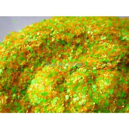 Solvent resistant glitter powder glitter Mix for Handmade Neon Glitter Nail Polish