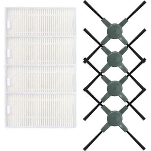 Robotic Vacuum Cleaner Spare Parts Accessories Replacement Filter Side Brushes Hepa filter for cleanmate QQ5 QQ6