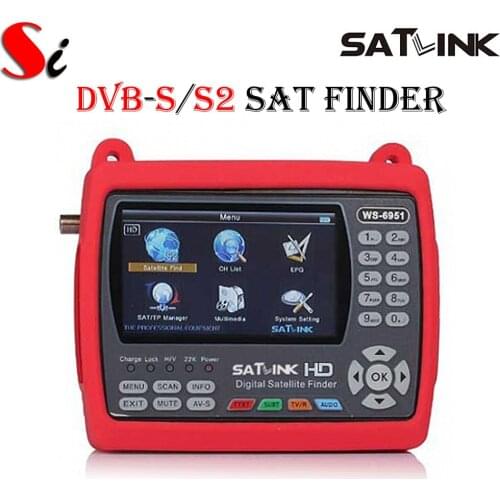 Satlink WS-6951 DVB-S/S2 HD Satellite Finder with MPEG-2/MPEG-4